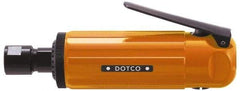 Dotco - 1/4" Collet, Straight Handle, Air Straight Die Grinder - 23,000 RPM, Front Exhaust, 38 CFM, 0.9 hp, 90 psi, 1/4" Inlet - Benchmark Tooling