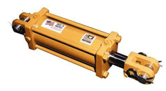 Prince - 3-1/2" Bore, 1-3/8" Rod Diam, Double Acting NFPA Tie Rod Cylinder - 24" Stroke Length, 3/4-16 Port, 3/4-16 Rod Thread, Clevis Mount - Benchmark Tooling