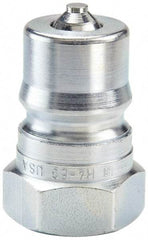 Parker - 1-1/16-12 SAE Steel Hydraulic Hose Female Straight Thread Nipple - 3,625 psi - Benchmark Tooling