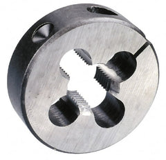 Cle-Line - M4.5x0.75 Metric Coarse High Speed Steel Round Adjustable Die - Benchmark Tooling