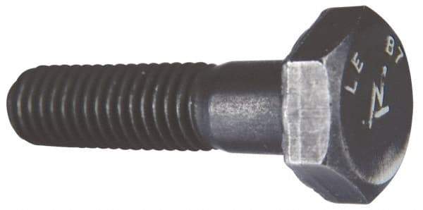 Made in USA - 3/4-10 Thread, 2" Length Under Head, Alloy Steel Hex Head Bolt - Uncoated, UNC Thread, ASTM A193, Grade B7 - Benchmark Tooling