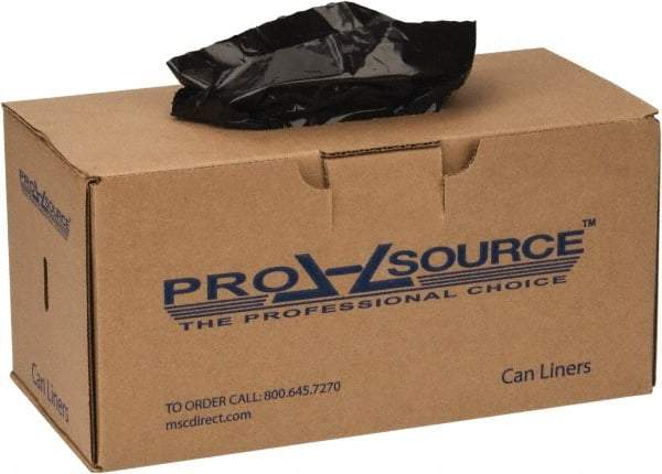 PRO-SOURCE - 1.55 mil Thick, Heavy-Duty Trash Bags - 43" Wide x 48" High, Black - Benchmark Tooling