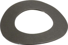 Gardner Spring - 5/16" Bolt, 0.327" ID, Grade 1074 Steel, Curved Disc Spring - 0.612" OD, 0.077" High, 0.013" Thick - Benchmark Tooling