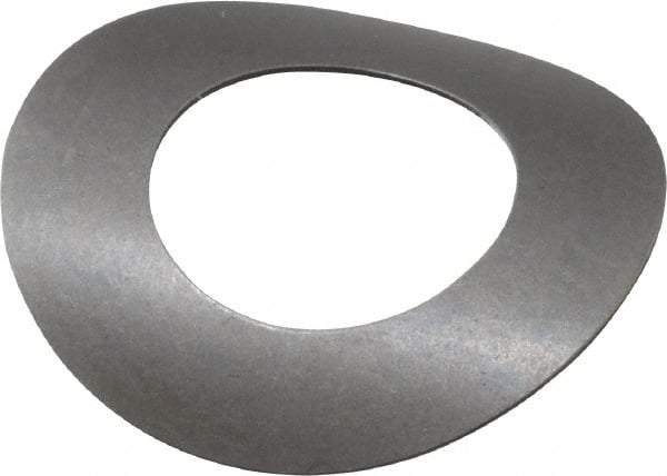 Gardner Spring - 3/8" Bolt, 0.395" ID, Grade 1074 Steel, Curved Disc Spring - 0.735" OD, 0.129" High, 0.011" Thick - Benchmark Tooling