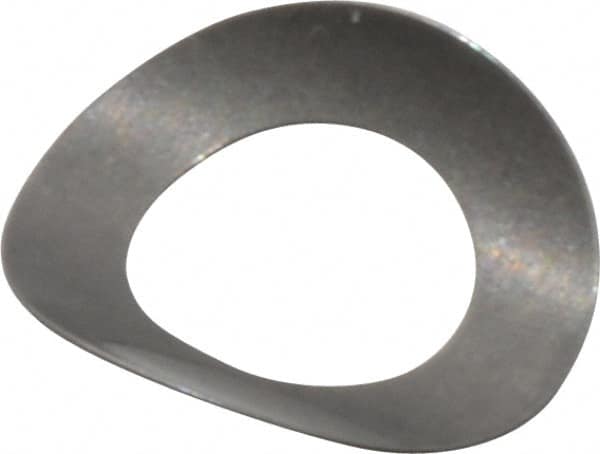Gardner Spring - #5 Bolt, 0.135" ID, Grade 301 Stainless Steel, Curved Disc Spring - 0.245" OD, 0.049" High, 0.004" Thick - Benchmark Tooling