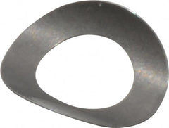 Gardner Spring - #5 Bolt, 0.135" ID, Grade 301 Stainless Steel, Curved Disc Spring - 0.245" OD, 0.049" High, 0.004" Thick - Benchmark Tooling