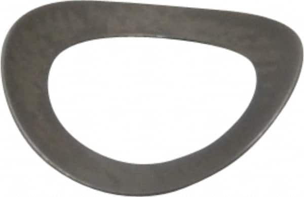 Gardner Spring - #10 Bolt, 0.203" ID, Grade 301 Stainless Steel, Curved Disc Spring - 0.322" OD, 0.053" High, 0.005" Thick - Benchmark Tooling