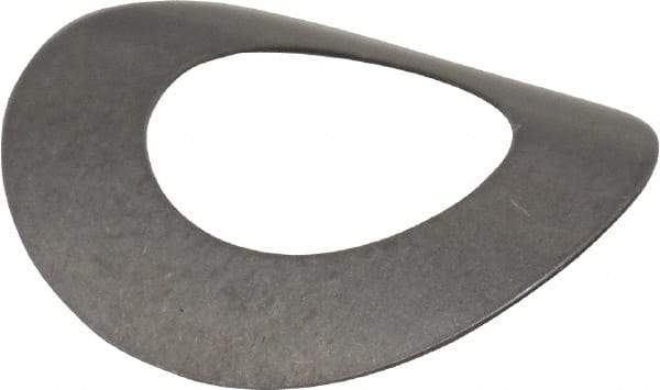 Gardner Spring - 1/4" Bolt, 0.265" ID, Grade 301 Stainless Steel, Curved Disc Spring - 0.49" OD, 0.091" High, 0.008" Thick - Benchmark Tooling