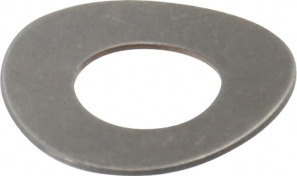Gardner Spring - 1/4" Bolt, 0.265" ID, Grade 301 Stainless Steel, Curved Disc Spring - 0.551" OD, 0.052" High, 0.019" Thick - Benchmark Tooling