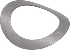 Gardner Spring - 5/16" Bolt, 0.331" ID, Grade 301 Stainless Steel, Curved Disc Spring - 0.49" OD, 0.077" High, 0.008" Thick - Benchmark Tooling