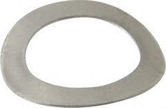 Gardner Spring - 3/8" Bolt, 0.4" ID, Grade 301 Stainless Steel, Curved Disc Spring - 0.612" OD, 0.074" High, 0.013" Thick - Benchmark Tooling