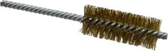 Made in USA - 15/16" Diam Helical Brass Tube Brush - Benchmark Tooling
