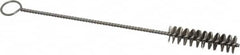 PRO-SOURCE - 2-1/2" Long x 5/8" Diam Stainless Steel Twisted Wire Bristle Brush - Single Spiral, 9" OAL, 0.008" Wire Diam, 0.142" Shank Diam - Benchmark Tooling