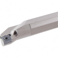 Iscar - 20mm Min Bore Diam, 200mm OAL, 16mm Shank Diam, E-SCLC Indexable Boring Bar - CC.T 09T3.. Insert, Screw Holding Method - Benchmark Tooling