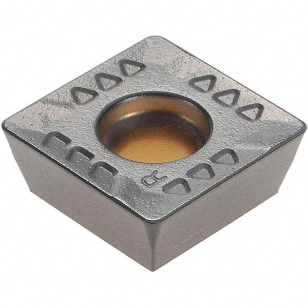 Kennametal - SDPT43 GB2 Grade KCK15 Carbide Milling Insert - TiN/TiCN/Al2O3 Finish, 3/16" Thick, 1/2" Inscribed Circle, 0.8mm Corner Radius - Benchmark Tooling