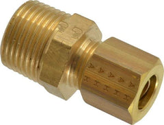 Legris - 8mm OD, Brass Male Connector - 320 Max Working psi, -40 to 210°F, Comp x MBSPT Ends - Benchmark Tooling