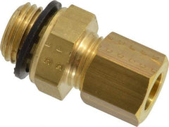 Legris - 8mm OD, Brass Male Connector - 320 Max Working psi, -40 to 210°F, Comp x MBSPP Ends - Benchmark Tooling