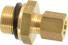 Legris - 8mm OD, Brass Male Connector - 320 Max Working psi, -40 to 210°F, Comp x MBSPP Ends - Benchmark Tooling