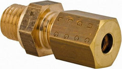Legris - 4mm OD, Brass Male Connector - 300 Max Working psi, -40 to 210°F, Comp x Metric Thread Ends - Benchmark Tooling