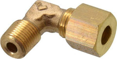 Legris - 6mm OD, Brass Male Elbow - 460 Max Working psi, -40 to 210°F, Comp x MBSPT Ends - Benchmark Tooling