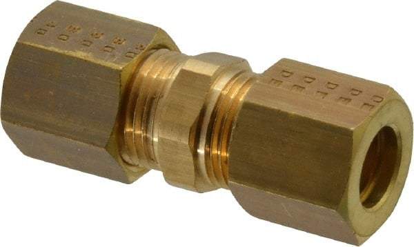 Legris - 8mm OD, Brass Union - 320 Max Working psi, -40 to 210°F, Comp x Comp Ends - Benchmark Tooling