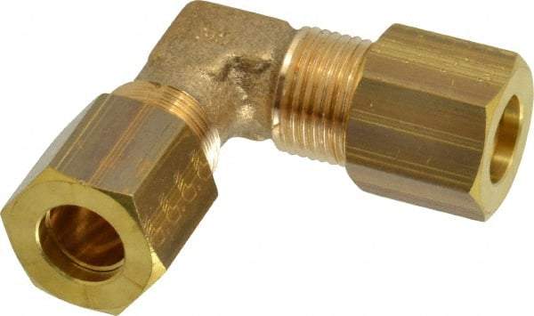 Legris - 8mm OD, Brass Union Elbow - 320 Max Working psi, -40 to 210°F, Comp x Comp Ends - Benchmark Tooling