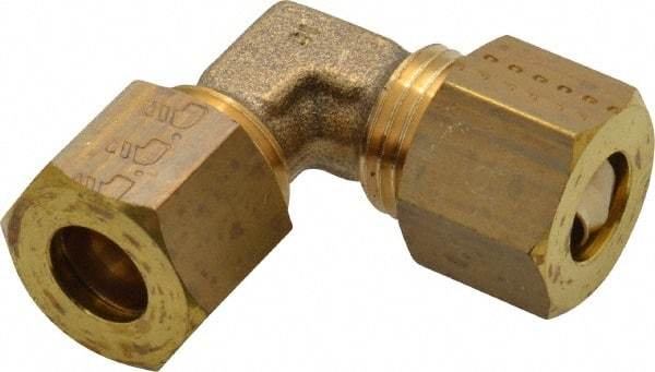 Legris - 10mm OD, Brass Union Elbow - 330 Max Working psi, -40 to 210°F, Comp x Comp Ends - Benchmark Tooling