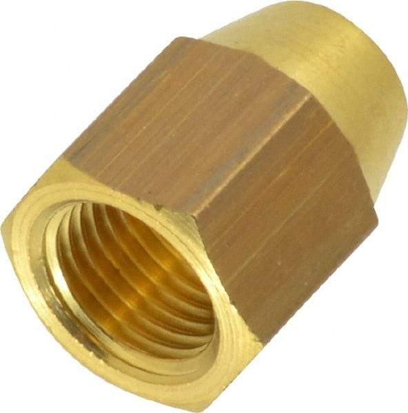 Legris - 6mm OD, Brass Taper Nut - 460 Max Working psi, -40 to 210°F, Comp Ends - Benchmark Tooling