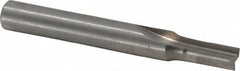 Onsrud - 3/16" Diam, 1/4" Shank Diam, 3/8" Length of Cut, 2 Flute Double Edge Straight Router Bit - 2" Overall Length, Right Hand Cut, Solid Carbide - Benchmark Tooling