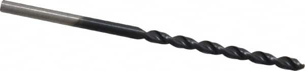 Cleveland - #36 135° Cobalt Jobber Drill - TiAlN Finish, Right Hand Cut, Parabolic Flute, Straight Shank, 2-1/2" OAL, Split Point - Benchmark Tooling