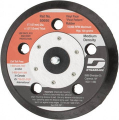 Dynabrade - 5" Diam Adhesive/PSA Disc Backing Pad - Medium Density, 13,000 RPM - Benchmark Tooling
