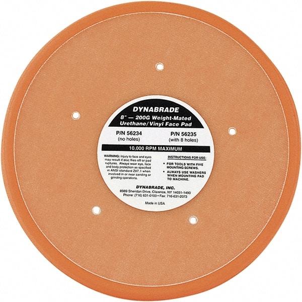 Dynabrade - 8" Diam Adhesive/PSA Disc Backing Pad - Medium Density, 13,000 RPM - Benchmark Tooling