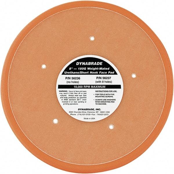 Dynabrade - 8" Diam Hook & Loop Disc Backing Pad - Medium Density, 13,000 RPM - Benchmark Tooling