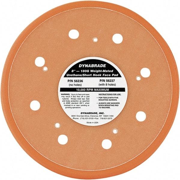 Dynabrade - 8" Diam Hook & Loop Disc Backing Pad - Medium Density, 13,000 RPM - Benchmark Tooling