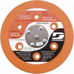 Dynabrade - 6" Diam Adhesive/PSA Disc Backing Pad - Medium Density, 13,000 RPM - Benchmark Tooling