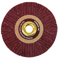 Dynabrade - 4" Diam 220 Grit Coated Sanding Star - Very Fine Grade, Arbor Mount - Benchmark Tooling