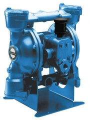 SandPIPER - 1" NPT, Metallic, Air Operated Diaphragm Pump - Santoprene Diaphragm, Stainless Steel Housing - Benchmark Tooling