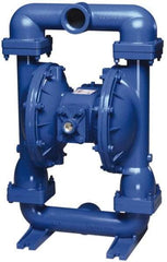 SandPIPER - 1-1/2" NPT, Metallic, Air Operated Diaphragm Pump - Buna-N Diaphragm, Aluminum Housing - Benchmark Tooling