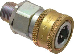 Parker - 3/8 Thread Steel Hydraulic Hose MPT Fitting - 4,500 psi - Benchmark Tooling