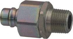 Parker - 3/8 Thread Stainless Steel Hydraulic Hose MPT Fitting - 4,000 psi - Benchmark Tooling