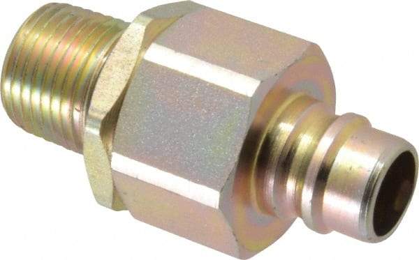 Parker - 1/2 Thread Steel Hydraulic Hose MPT Fitting - 4,000 psi - Benchmark Tooling