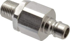 Parker - 1/4 Thread Stainless Steel Hydraulic Hose MPT Fitting - 5,000 psi - Benchmark Tooling