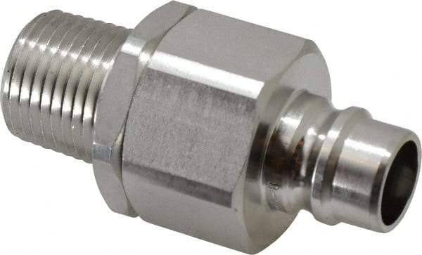 Parker - 1/2 Thread Stainless Steel Hydraulic Hose MPT Fitting - 3,750 psi - Benchmark Tooling