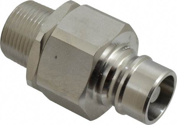 Parker - 3/4 Thread Stainless Steel Hydraulic Hose MPT Fitting - 2,000 psi - Benchmark Tooling