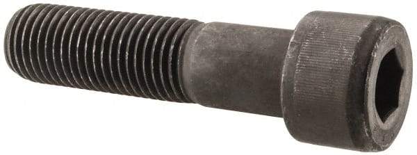 Value Collection - 1-1/4 - 7 UNC Hex Socket Drive, Socket Cap Screw - Alloy Steel, Black Oxide Finish, Partially Threaded, 5" Length Under Head - Benchmark Tooling