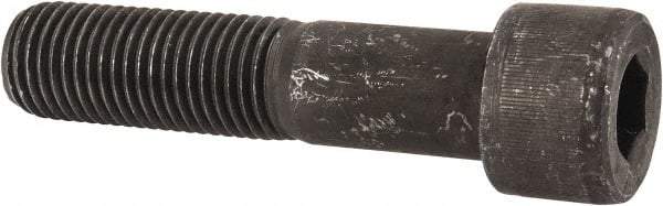 Value Collection - 1-1/4 - 7 UNC Hex Socket Drive, Socket Cap Screw - Alloy Steel, Black Oxide Finish, Partially Threaded, 5-1/2" Length Under Head - Benchmark Tooling