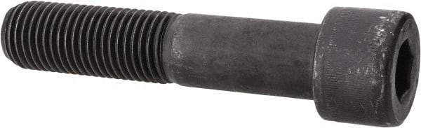 Value Collection - 1-1/4 - 7 UNC Hex Socket Drive, Socket Cap Screw - Alloy Steel, Black Oxide Finish, Partially Threaded, 6" Length Under Head - Benchmark Tooling