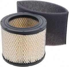 Gast - Air Compressor Filter Element - 4-3/4" High, 3-5/8" ID x 6-5/8" OD, Use with Gast AJ126D Inlet Filter - Benchmark Tooling