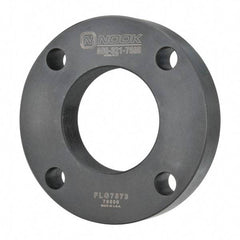 Nook Industries - 4.94" Flange OD x 0.9" Thickness Precision Acme Mounting Flange - For 2-4 Bars, 4 Mounting Holes, Steel - Benchmark Tooling