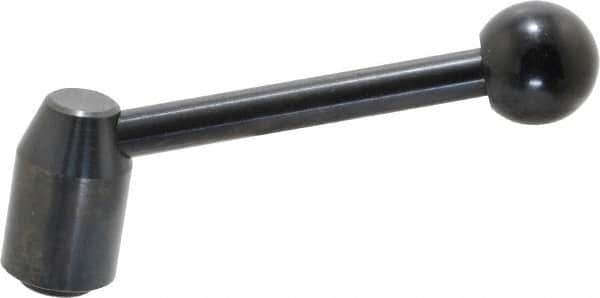 J.W. Winco - 3/8-16, 0.63" Hub Diam, Steel Tapped Insert Adjustable Clamping Handle - Benchmark Tooling